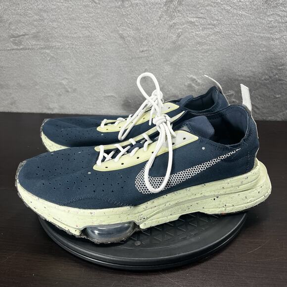 Nike Air Zoom-Type Crater Armory Navy Mens Size 10.5 Lace Up Athletic Sneakers - Picture 3 of 10